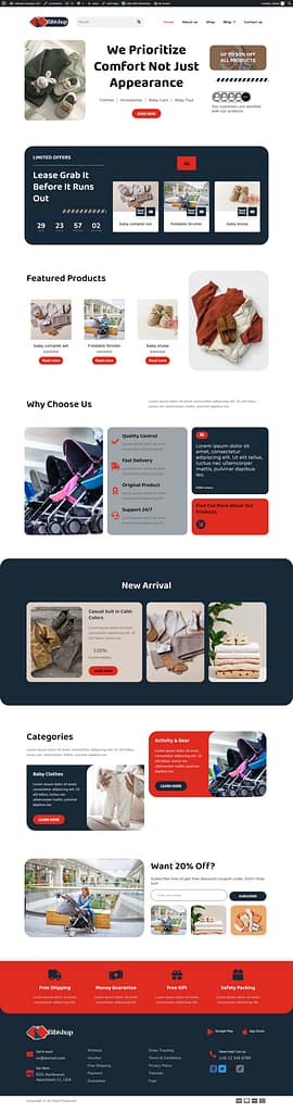 WooCommerce store built by Raja Saeed